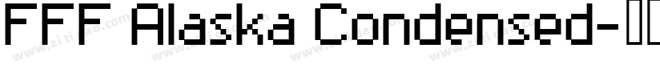 FFF Alaska Condensed字体转换